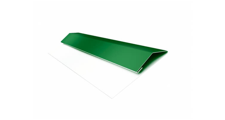 Планка стартово-финишная ЭкоБрус PE с пленкой RAL 6002 лиственно-зеленый