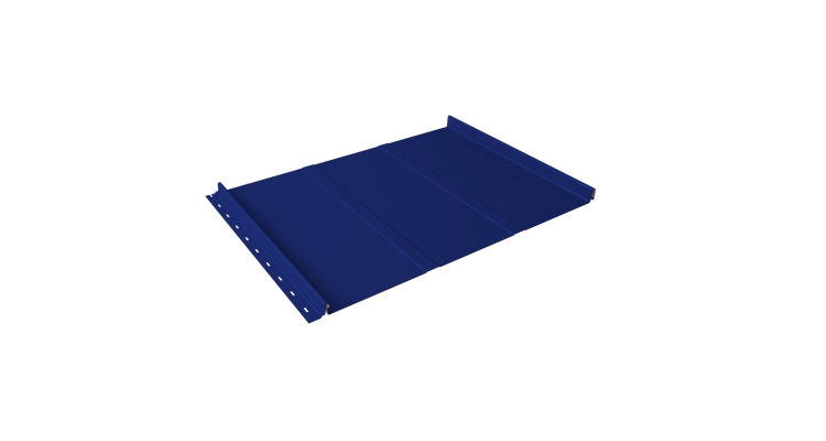 Кликфальц Line Grand Line 0.45 PE с пленкой на замках RAL 5002 ультрамариново-синий