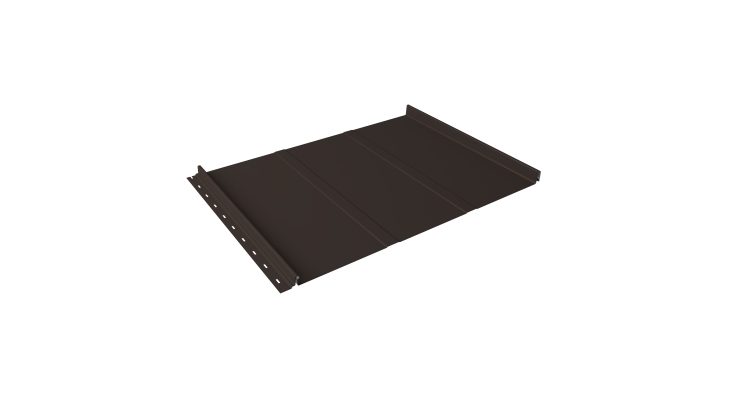 Кликфальц Line Grand Line 0.5 Rooftop Бархат с пленкой на замках RR 32 темно-коричневый