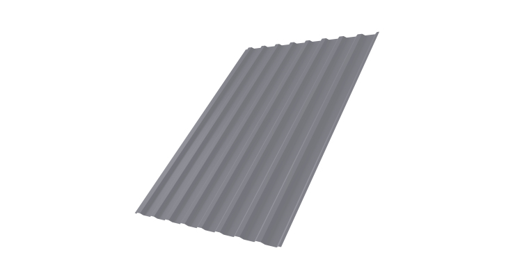 Профнастил С20В 0,4 PE RAL 7004 сигнальный серый