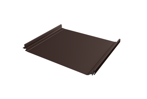 Кликфальц Pro Grand Line 0,5 PurPro Matt 275 с пленкой на замках RAL 8017 шоколад