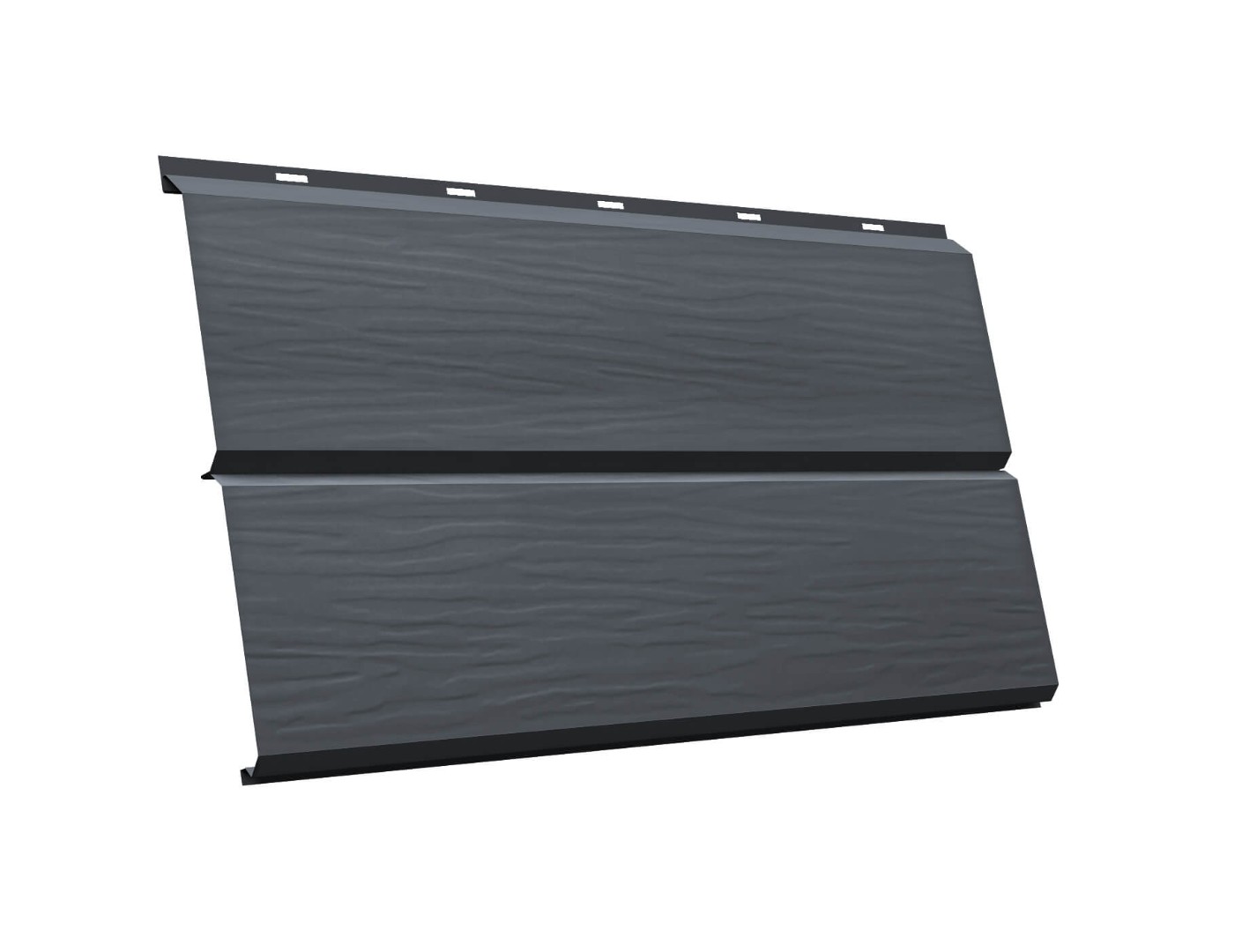 ЭкоБрус 3D GL 0.45 Drap с пленкой RAL 7024 мокрый асфальт