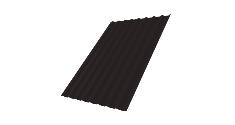 Профнастил С20В 0,45 PE-Double RAL 9005 черный