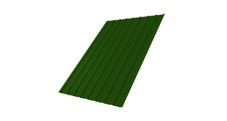 Профнастил С10A 0,45 PE RAL 6002 лиственно-зеленый