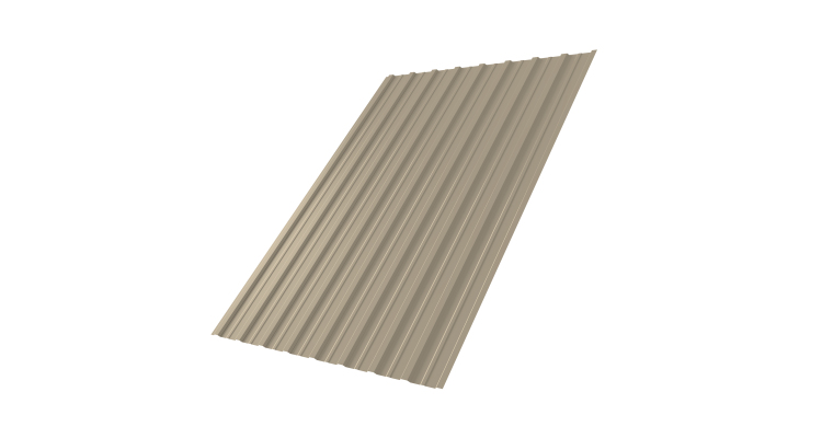 Профнастил С10A 0,45 PE RAL 1015 светлая слоновая кость