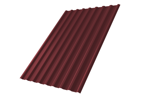 Профнастил С20R 0.45 Drap ST RAL 3005 красное вино