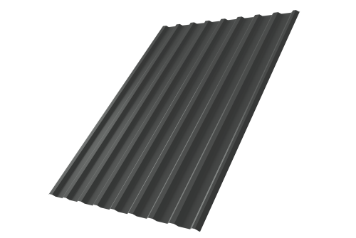 Профнастил С20R 0.45 Drap ST RAL 7016 антрацитово-серый
