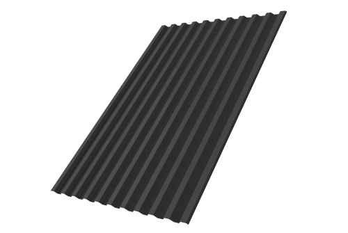 Профнастил С21R 0.45 Drap TX RAL 7016 антрацитово-серый