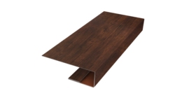 J-Профиль 12мм 0,45 Print-Double Premium Cherry Wood Dark F (3м)