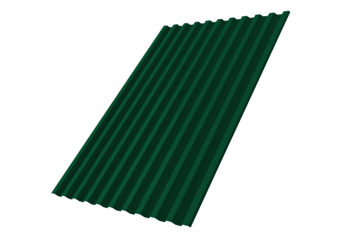 Профнастил С21R 0,45 Drap TR RAL 6005 зеленый мох