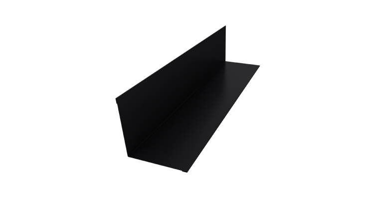 Угол внутренний 110х110 0,5 Drap TX RAL 9005 черный (3м)