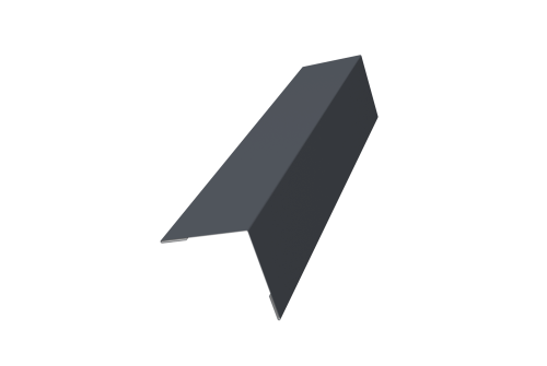 Угол внешний 50х50 0,45 Drap RAL 7024 мокрый асфальт (3м)