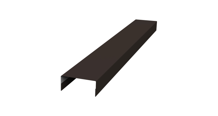 Крышка 30х15 жалюзи Texas 0,5 Satin Matt RR 32 темно-коричневый (2м)