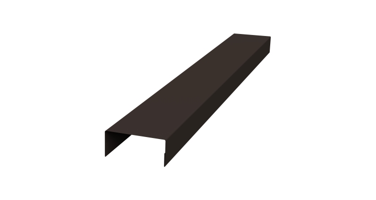 Крышка 45х20 жалюзи Texas 0,5 Satin Matt TX RR 32 темно-коричневый (2,5м)