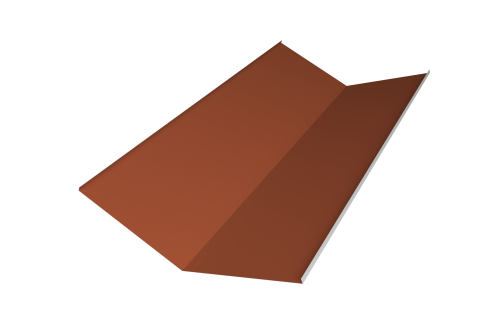 Планка ендовы нижней 300х300 0,45 Drap TR RAL 8004 терракота (3м)