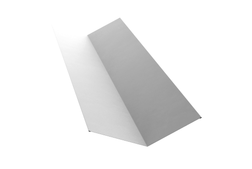 Планка ендовы верхней 145х145 0,45 Drap ST с пленкой RAL 9003 сигнальный белый (3м)