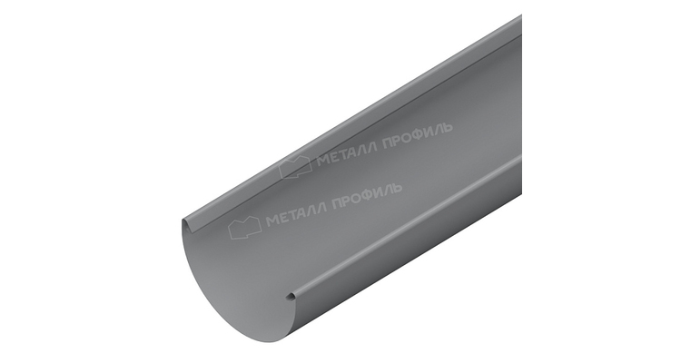 Желоб водосточный Металл Профиль ПРОЕКТ D185х3000 Ral 7004