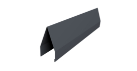 Ламель забора жалюзи Tokyo 0,45 Drap TwinColor RAL 7024 мокрый асфальт