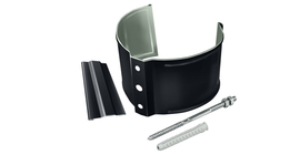 Кронштейн трубы на кирпич GL PE 100 мм RAL 7024 мокрый асфальт